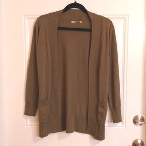 Active USA everyday essential Olive Green Cardigan Women's Size SMALL